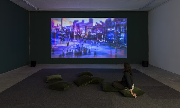 Installation detail of Octopus 24: Ricochet curated by Patrice Sharkey, featuring work by Cosey Fanni Tutti, presented at Gertrude Contemporary, 2024. Photo: Christian Capurro.