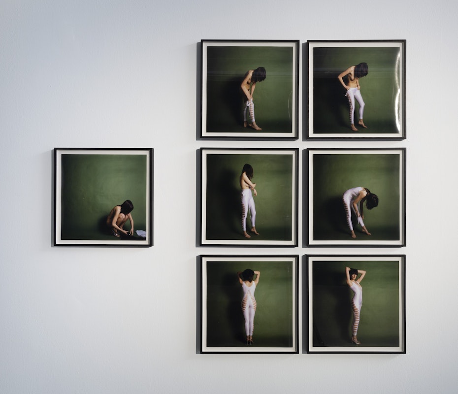 Installation detail of Octopus 24: Ricochet curated by Patrice Sharkey, featuring work by Cosey Fanni Tutti, presented at Gertrude Contemporary, 2024. Photo: Christian Capurro.