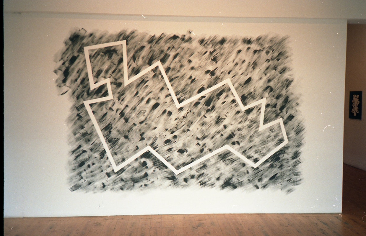 Installation view of Gilding the Lily, curated by Louise Neri, featuring works by Luanne Noble, Philip Faulks, Guiseppe Romeo, Loretta Quinn, Richard Stringer and Tim Jones. Presented at 200 Gertrude Street, 1986. Courtesy of the Gertrude archive..jpg Installation view of Gilding the Lily, curated by Louise Neri, featuring works by Luanne Noble, Philip Faulks, Guiseppe Romeo, Loretta Quinn, Richard Stringer and Tim Jones. Presented at 200 Gertrude Street, 1986. Courtesy of the Gertrude Archive.