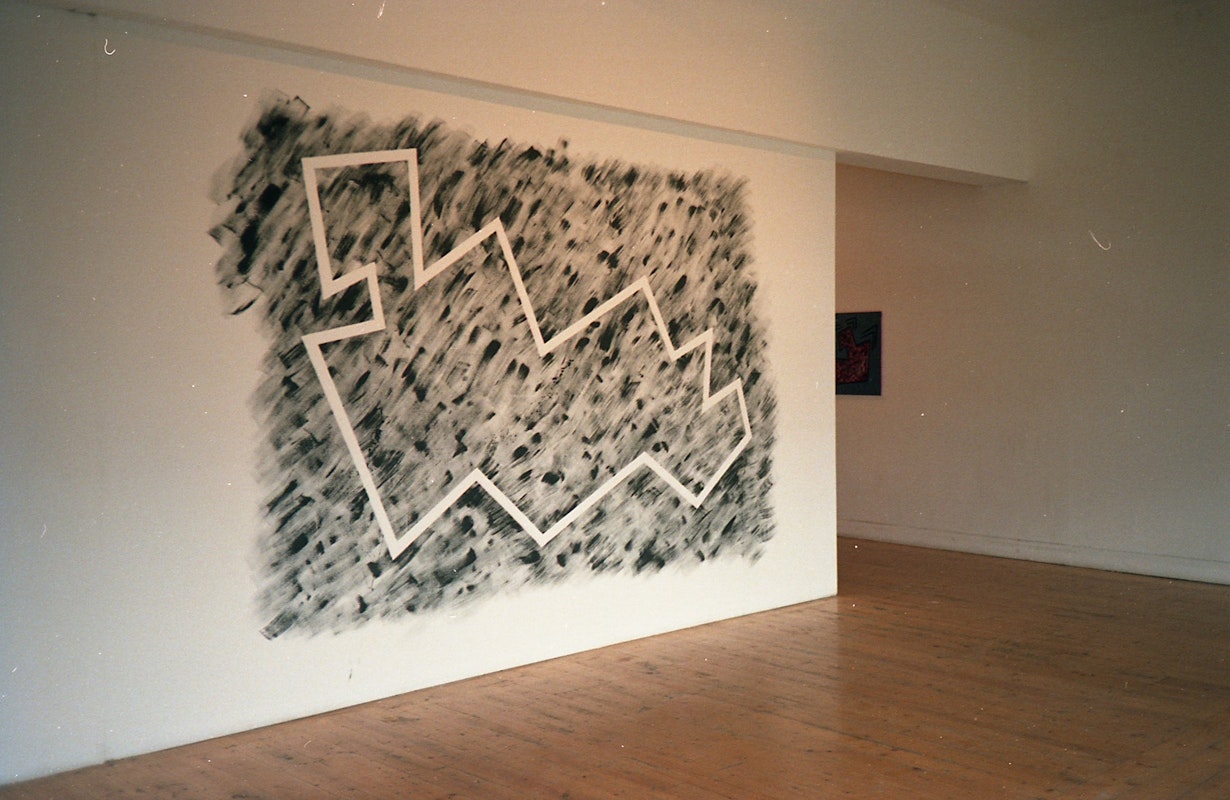 Installation view of Gilding the Lily, curated by Louise Neri, featuring works by Luanne Noble, Philip Faulks, Guiseppe Romeo, Loretta Quinn, Richard Stringer and Tim Jones. Presented at 200 Gertrude Street, 1986. Courtesy of the Gertrude archive..jpg Installation view of Gilding the Lily, curated by Louise Neri, featuring works by Luanne Noble, Philip Faulks, Guiseppe Romeo, Loretta Quinn, Richard Stringer and Tim Jones. Presented at 200 Gertrude Street, 1986. Courtesy of the Gertrude Archive.