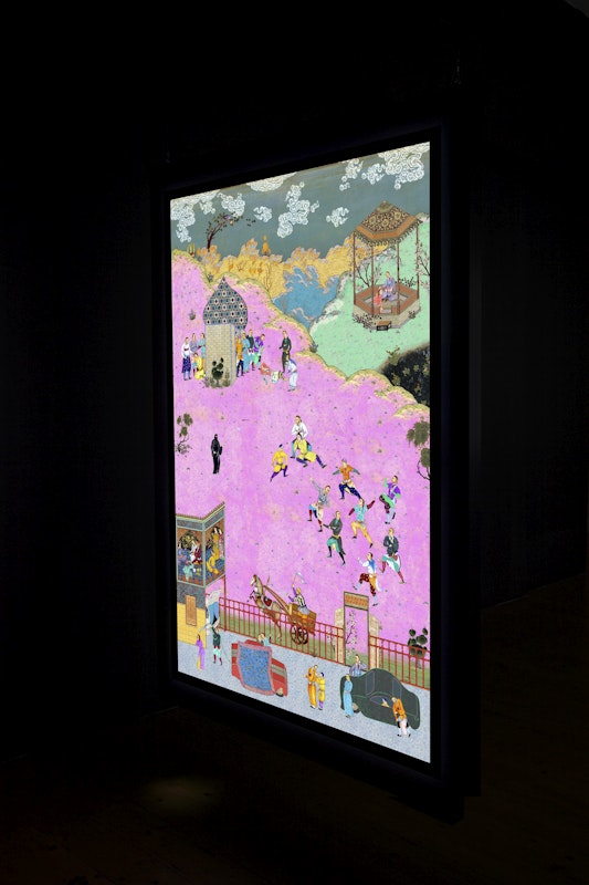 Installation detail of Mark Hilton, 'Champion', Collective Autonomy, presented at Gertrude Contemporary, 2006. Photo courtesy of the Gertrude Archive.