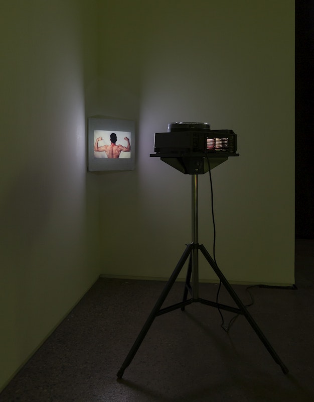 Installation view of Ezz Monem, And He Said: This is Power?, presented at Gertrude Glasshouse, 2024. Courtesy of the artist and THIS IS NO FANTASY, Naarm Melbourne. Photo: Christian Capurro