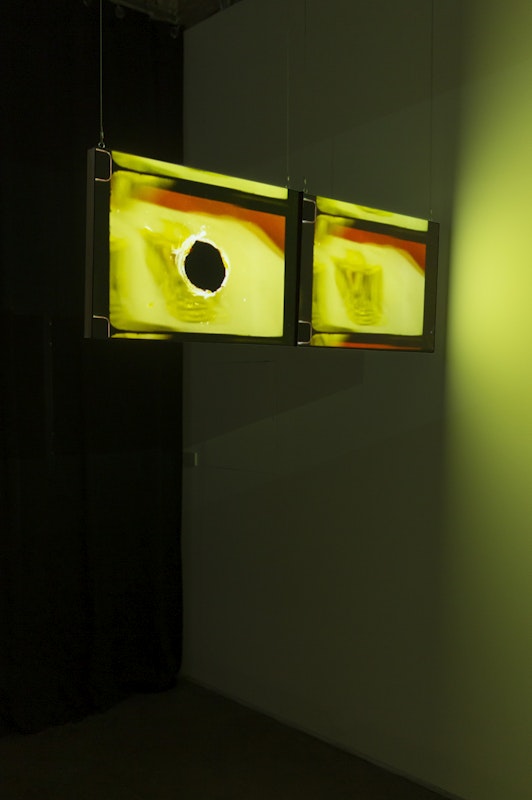 Installation view of Ezz Monem, And He Said: This is Power?, presented at Gertrude Glasshouse, 2024. Courtesy of the artist and THIS IS NO FANTASY, Naarm Melbourne. Photo: Christian Capurro