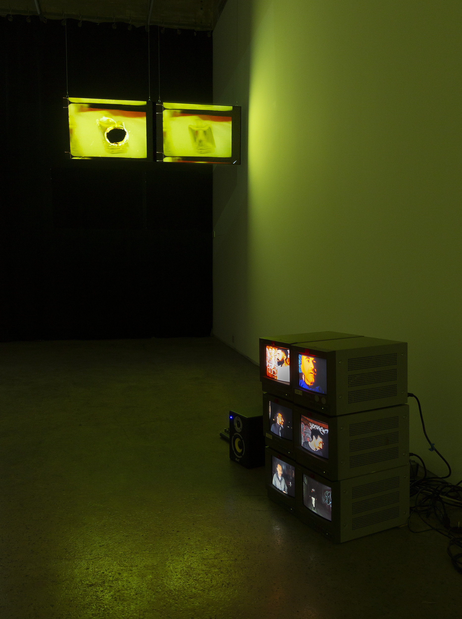 Installation view of Ezz Monem, And He Said: This is Power?, presented at Gertrude Glasshouse, 2024. Courtesy of the artist and THIS IS NO FANTASY, Naarm Melbourne. Photo: Christian Capurro