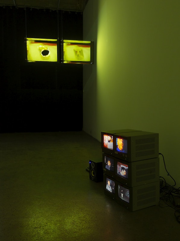 Installation view of Ezz Monem, And He Said: This is Power?, presented at Gertrude Glasshouse, 2024. Courtesy of the artist and THIS IS NO FANTASY, Naarm Melbourne. Photo: Christian Capurro