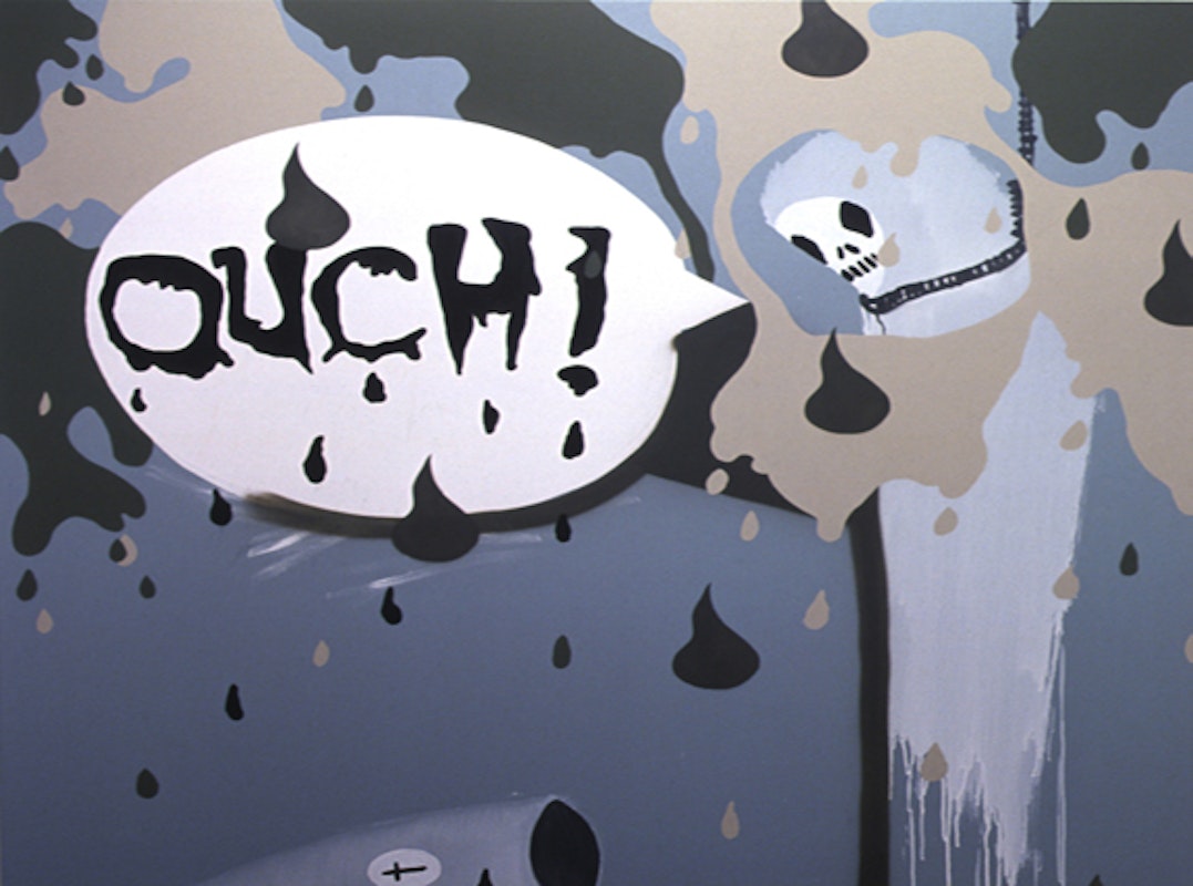 Detail, David Griggs, Octopus 3: Still time, presented at 200 Gertrude Street, 2002. Image courtesy of the Gertrude Archive.