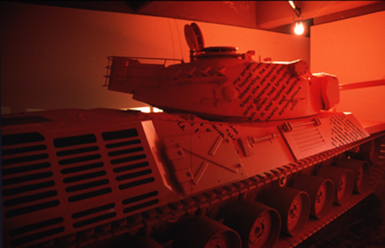 Detail, Simon Horsburgh, Octopus 3: Still time, presented at 200 Gertrude Street, 2002. Image courtesy of the Gertrude Archive.