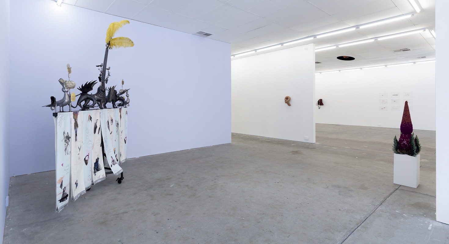 Installation view, Gertrude Studios, Gertrude Contemporary, Naarm Melbourne, 2024, image courtesy and © the artists, photograph: Christian Capurro.