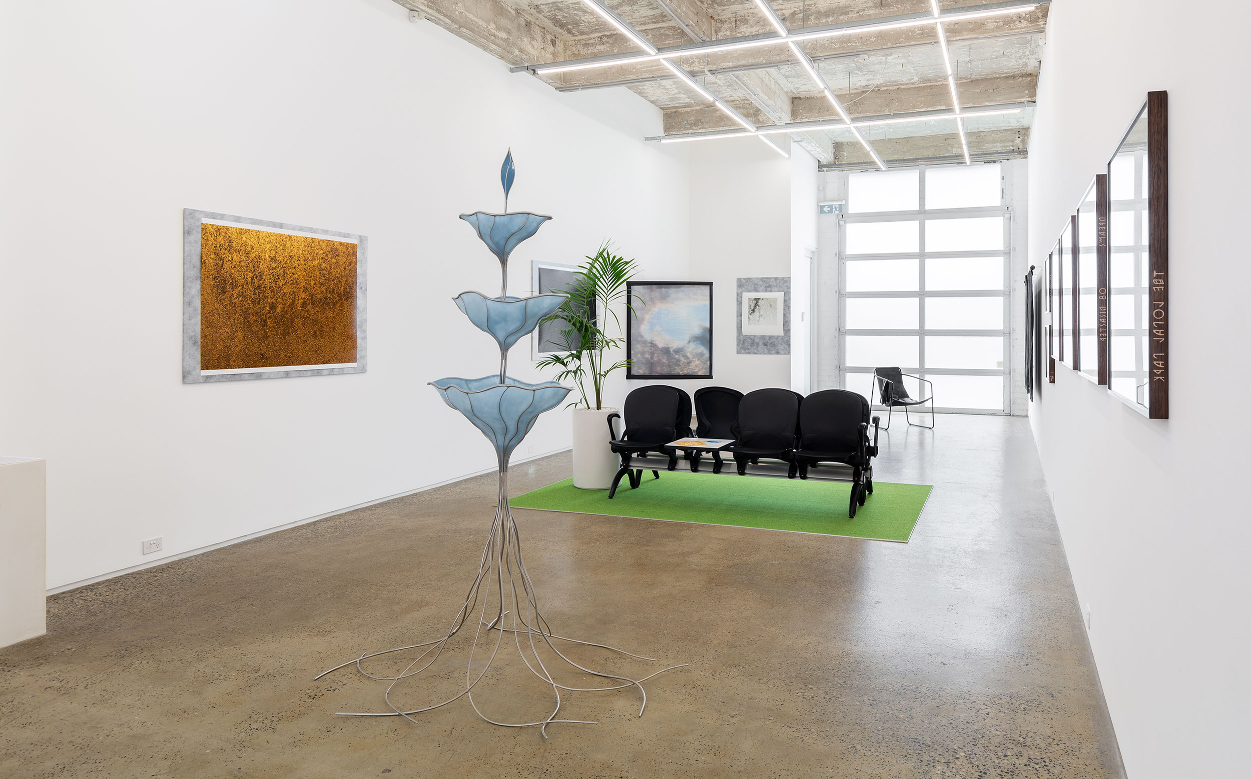 Image: Installation view, The Limits of My Language Are the Limits of My World, 2024, curated by Annabel Brown, Gertrude Glasshouse. Photo: Christian Capurro.⁠