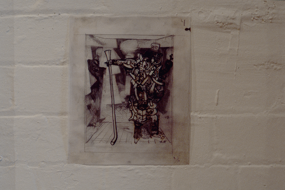 David Ralph, untitled, work on paper, 1989. Courtesy and copyright the artist. Image courtesy of the Gertrude Archive.