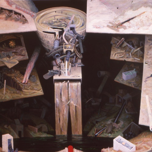 Tim Ralph, untitled, 1987, acrylic on linen. Courtesy and copyright the artist. Image courteys of the Gertrude Archive.