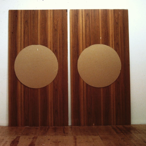 Colin Duncan, Reflection, 1992. Cardboard and woodpanel. Copyright and courtesy the artist