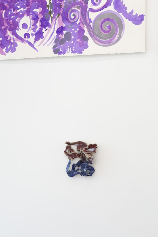 Alex Pittendrigh, Chenaud Suite: Raptures and Terrors (2-5), 2024-2025, watercolour and acrylic paint on arches paper, 101 cm x 103 cm, Glasshouse Stonehouse 2025: Oh Chenaud!, installation view, Gertrude Glasshouse, Naarm Melbourne, 2025, courtesy of the artist and Murray White Room, Naarm Melbourne. Photograph: Christian Capurro
