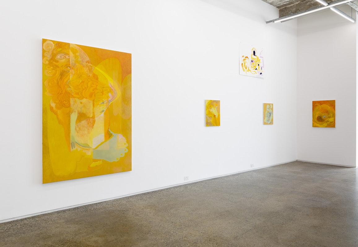 Installation view, Glasshouse Stonehouse 2025: Oh Chenaud!, Alex Pittendrigh and Michelle Ussher, Gertrude Glasshouse, Naarm Melbourne, 2025, photograph: Christian Capurro