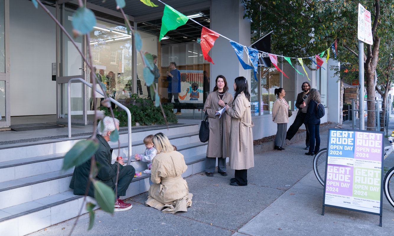 Visitors attend Gertrude Open Day 2024. Image: Machiko Abe