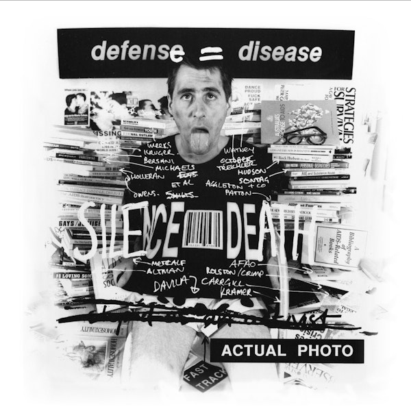 Exhibition publication, 'silence = death', 1991, 200 Gertrude Street. Artwork courtesy and © Mathew Jones, 1991.