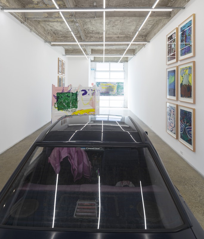 Installation view, Nothing's forever cause everything is, Georgia Morgan, Gertrude Glasshouse, Naarm Melbourne, 2025, image courtesy the artist and Neon Parc, Naarm Melbourne, © the artist, photograph: Christian Capurro