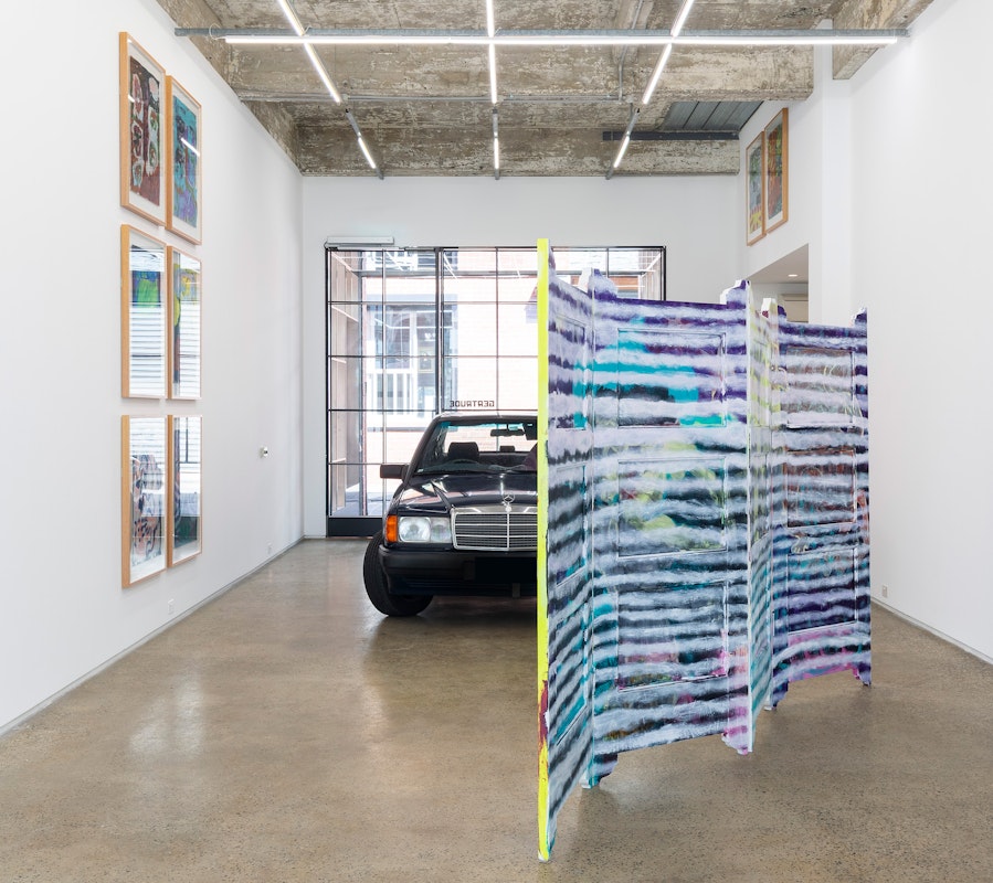 Installation view, Nothing's forever cause everything is, Georgia Morgan, Gertrude Glasshouse, Naarm Melbourne, 2025, image courtesy the artist and Neon Parc, Naarm Melbourne, © the artist, photograph: Christian Capurro