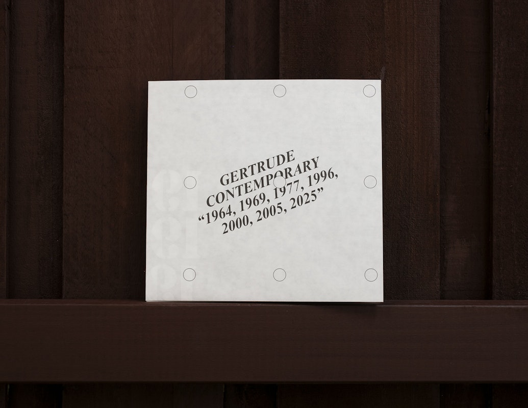 Warren Taylor, exhibition poster (detail), 2025, offset print, edition of 500, image courtesy and © Warren Taylor, photograph: Christian Capurro.