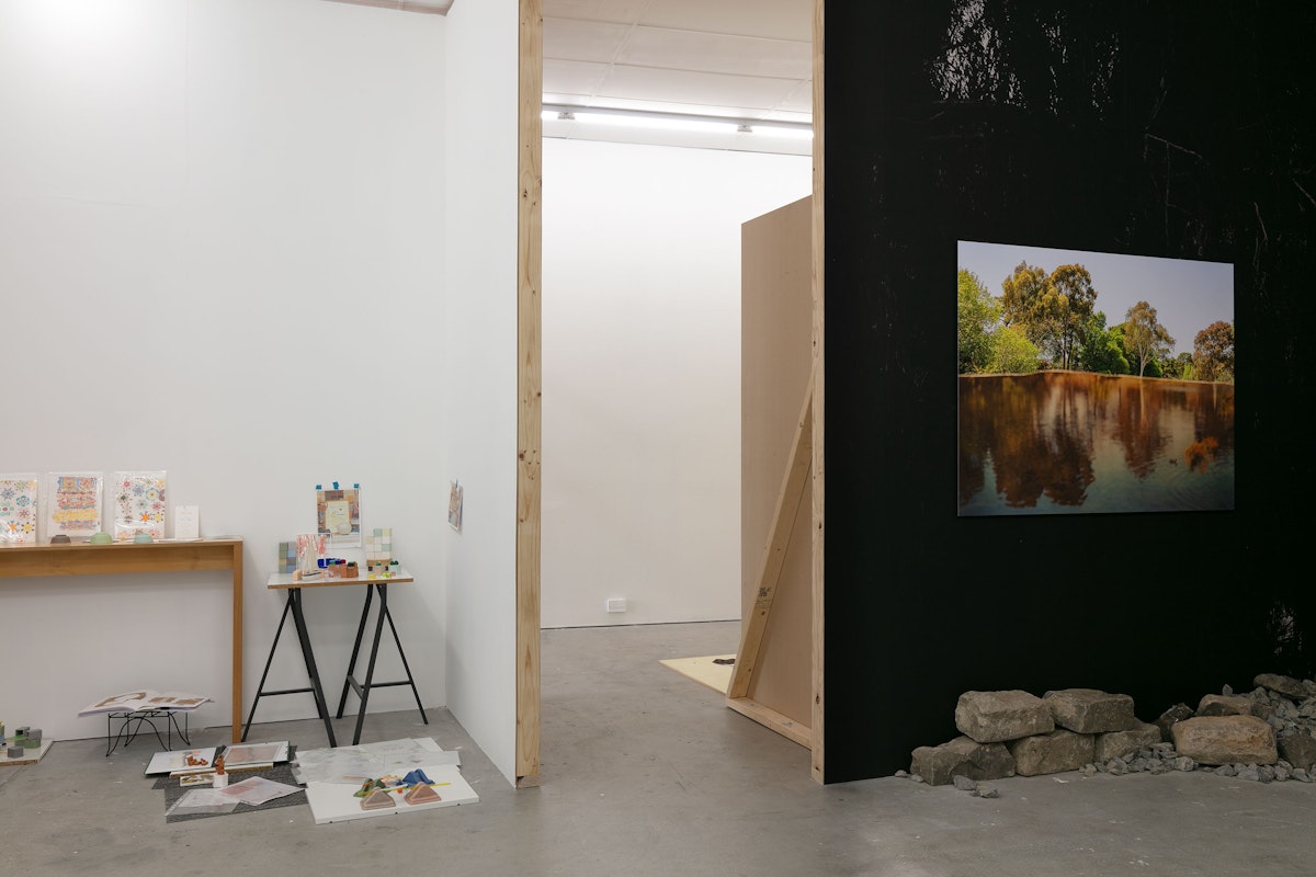 Installation view, 1964, 1969, 1977, 1995, 2000, 2005, 2025, Gertrude Contemporary, Naarm Melbourne, 2025, image courtesy and © the artists, photograph: Christian Capurro.