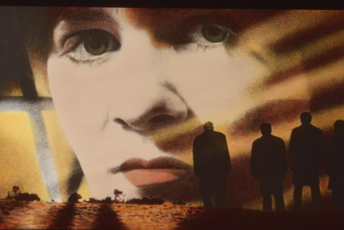 Robyn Stacey, Ash, 1988-89, cibachrome print, 90x135cm, © and courtesy the artist. Documentation digitised from slide (2024), courtesy of the Gertrude Archive.