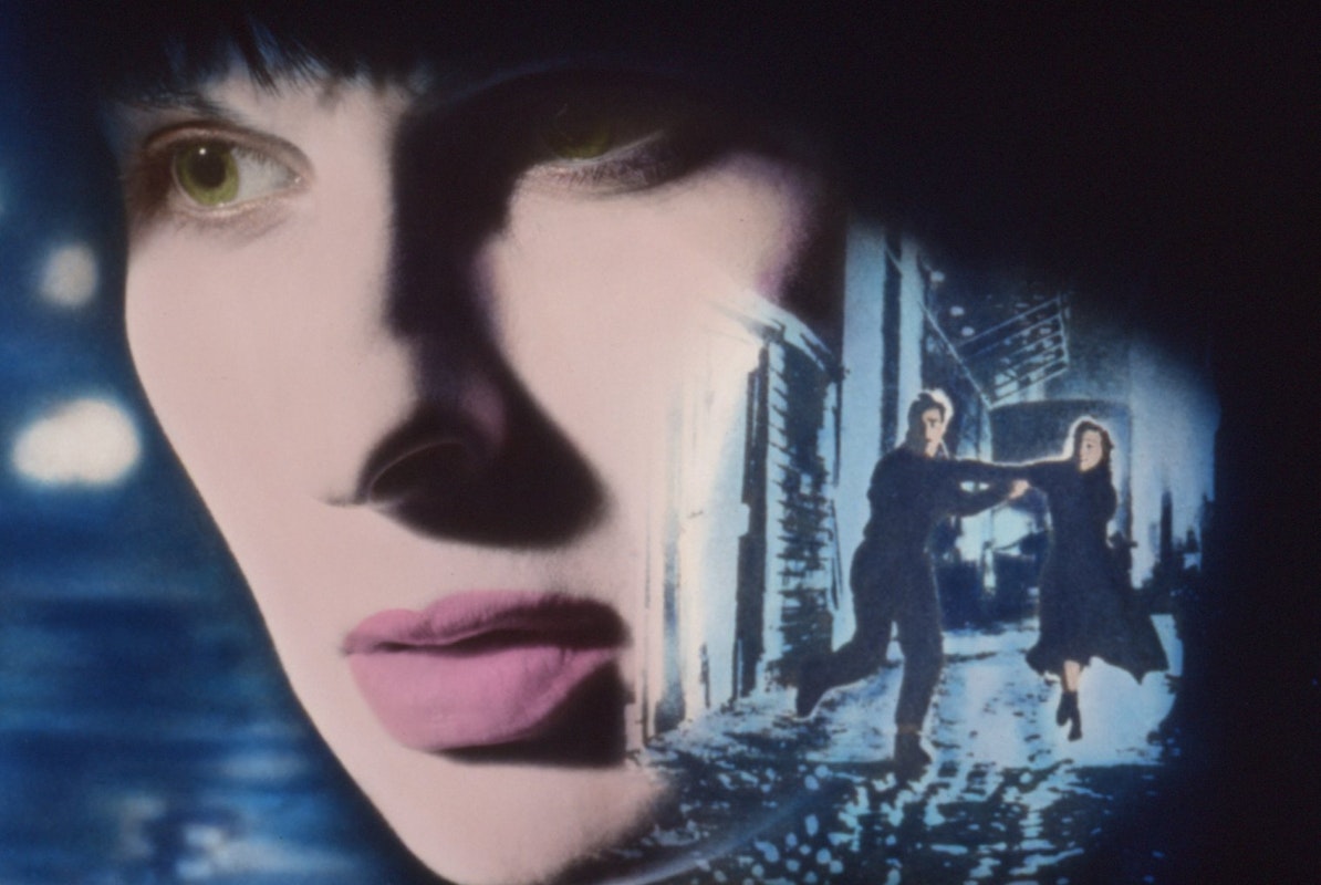 Robyn Stacey, Blue, 1988-89, cibachrome print, 100x140cm, © and courtesy the artist. Documentation digitised from slide (2024), courtesy of the Gertrude Archive.