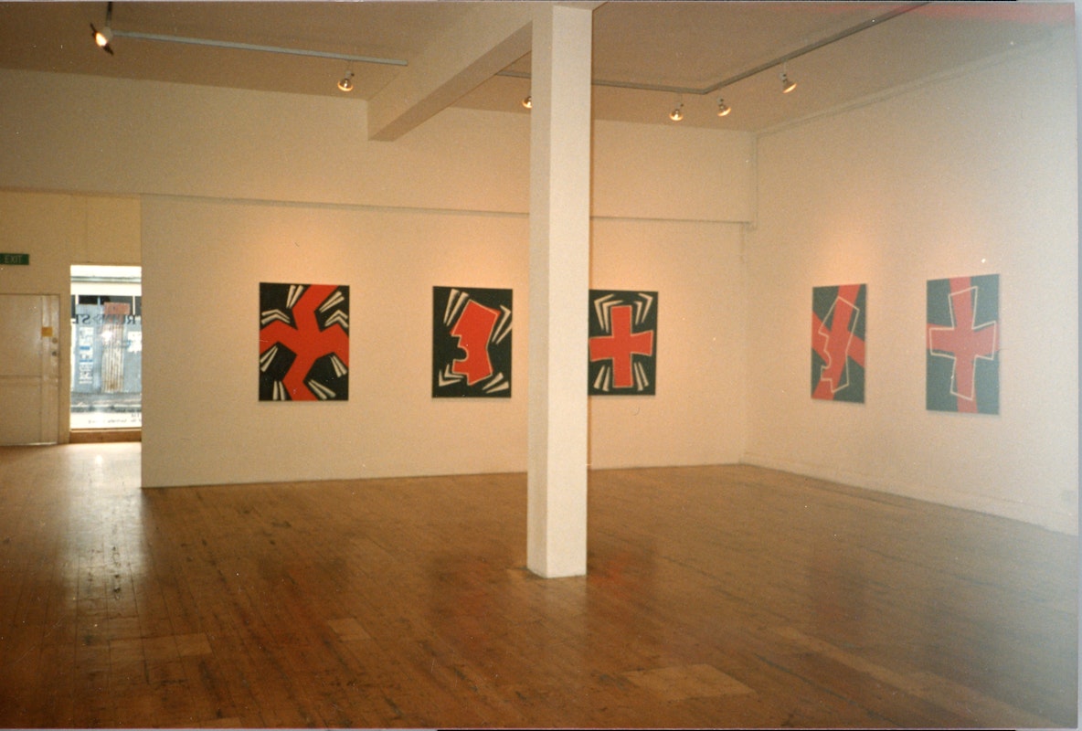 Installation view, Christopher Van Der Craats, Paintings 1985-86. Photo: Courtesy of Gertrude Archive.