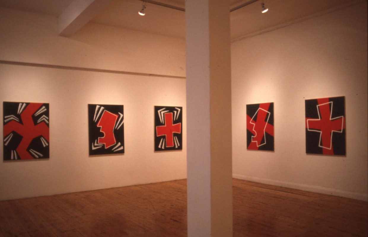 Installation view, Christopher Van Der Craats, Paintings 1985-86. Photo: Courtesy of Gertrude Archive.