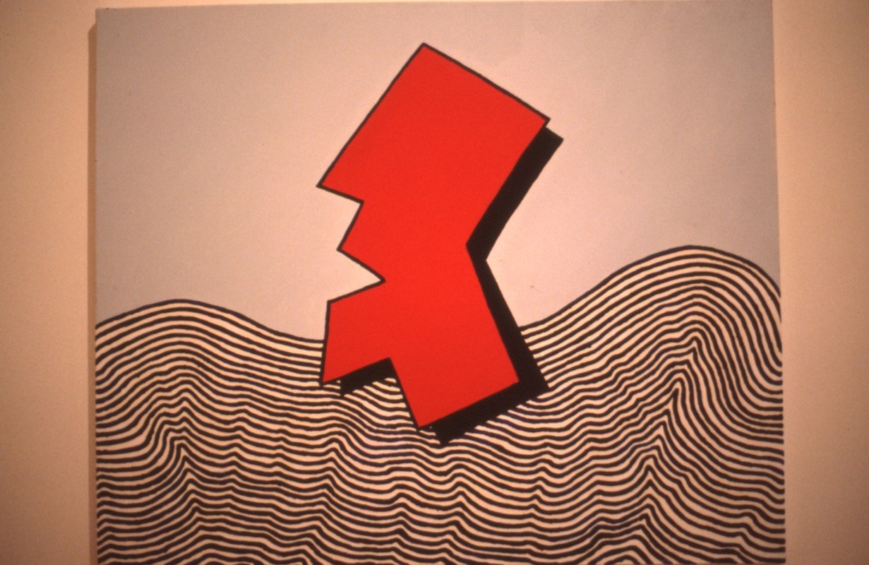 Christopher Van Der Craats, Angst in the Eighties, 91x107cm, 1985. Photo: Courtesy of Gertrude Archive.