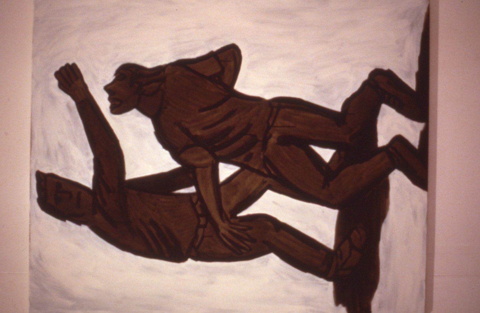 Jon Campbell, Aah!, 1986, oil & enamel on cotton duck, 71x61cm. Photo courtesy of Gertrude Archives.