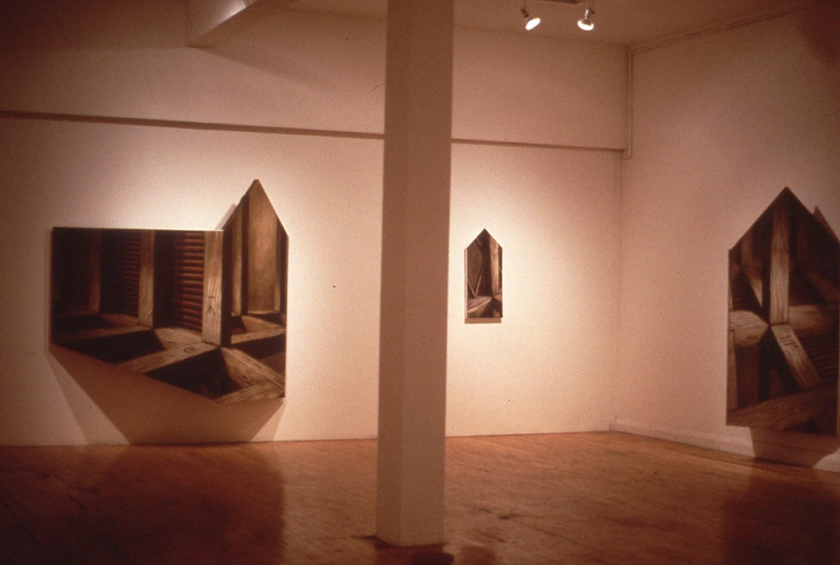 Installation View, Kim Donaldson, Paintings and Preparatory Drawings, 1986. Photo courtesy of Gertrude Archive.