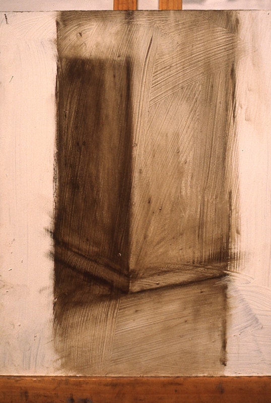 Kim Donaldson, Study, 1985, stick on masonite, 35x30cm. Photo courtesy of Gertrude Archive.