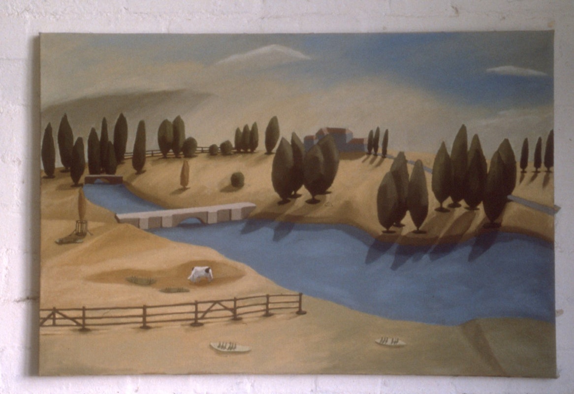 Roisin O'Dwyer, Witenhow Park 1816-17, 1984, oil on linen, 61x91cm. Photo courtesy of Gertrude Archive.