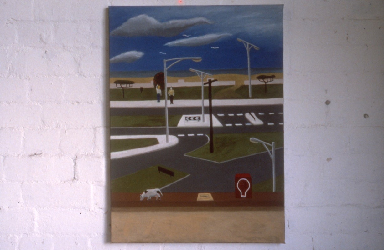 Roisin O'Dwyer, Bingo!, 1985, oil on linen, 22x30cm. Photo courtesy of Gertrude Archive.