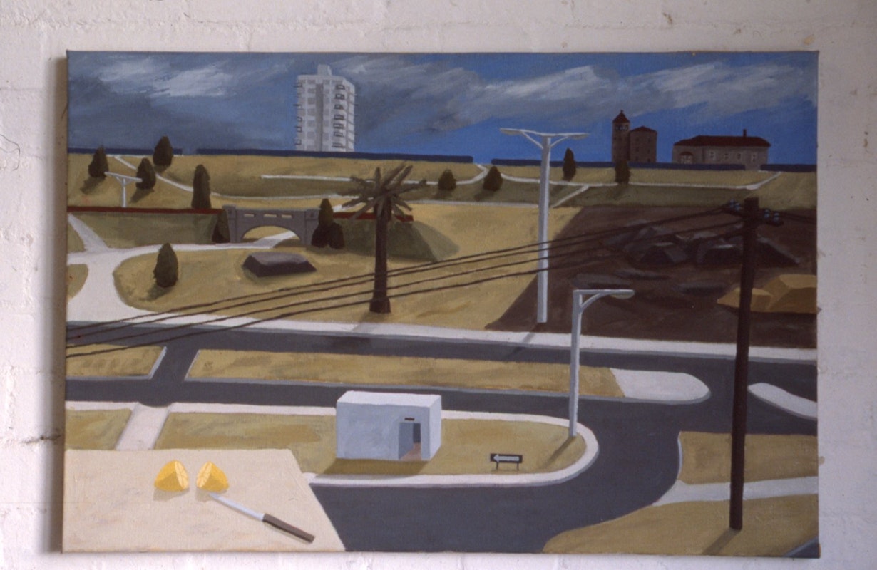 Roisin O'Dwyer, Slice of Life, 1984, oil on linen, 24x36cm. Photo courtesy of Gertrude Archive.