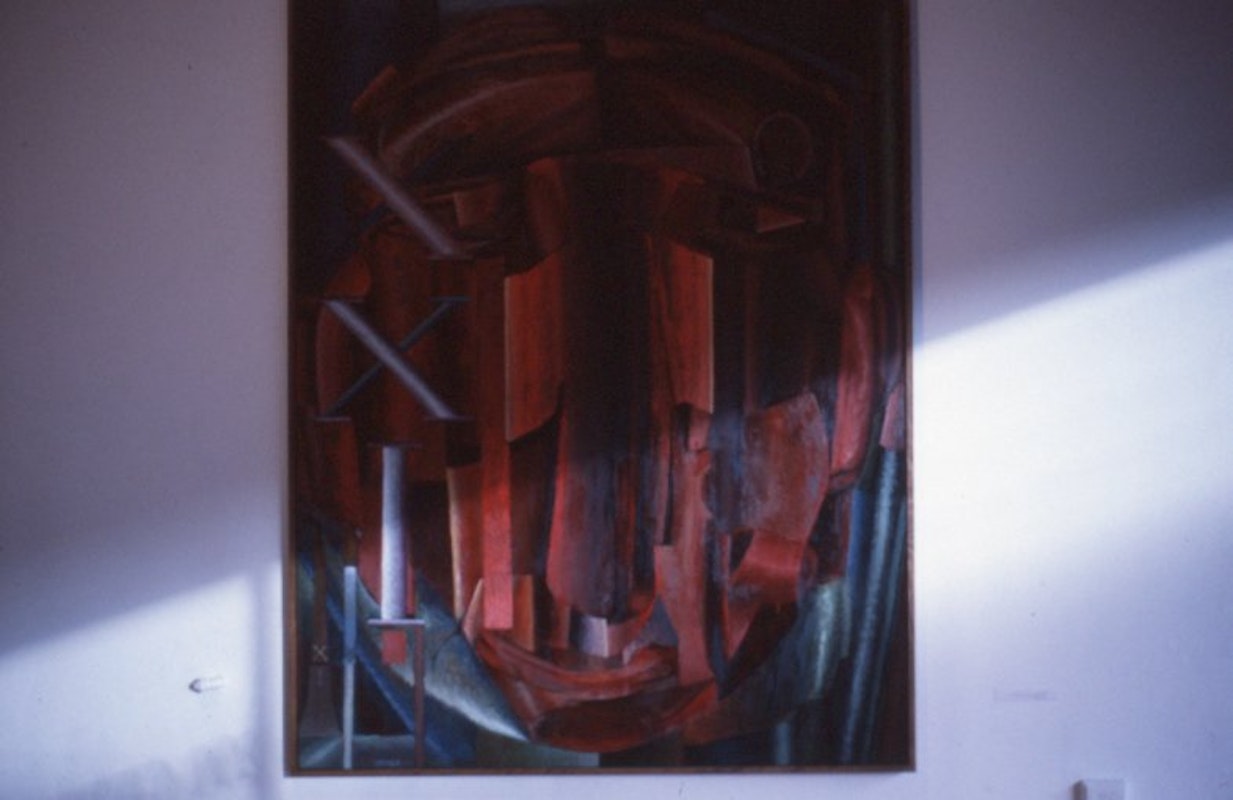 Gregory Pryor, I Face Thee, Oil on Cotton Duck, 1990. Witness, 200 Gertrude Street, Melbourne Naarm. Courtesy and copyright the artist. Image courtesy Gertrude Archives