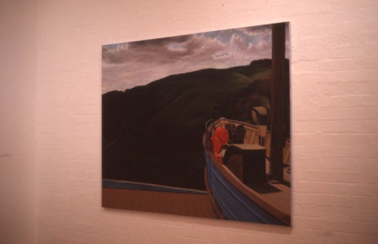 Julia Ciccarone, The Vehicle, Oil on Canvas, 1990. Witness, 200 Gertrude street, Naarm Melbourne. Copyright and courtesy the artist. Image courtesy Gertrude Archives