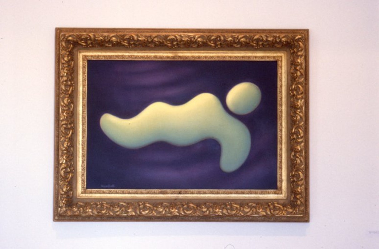 Ian Russell, Everyday I Go to Sleep, Oil on Canvas, 1990. Copyright and courtesy the artist. Image digitised from slide (2025) courtesy Gertrude Archive