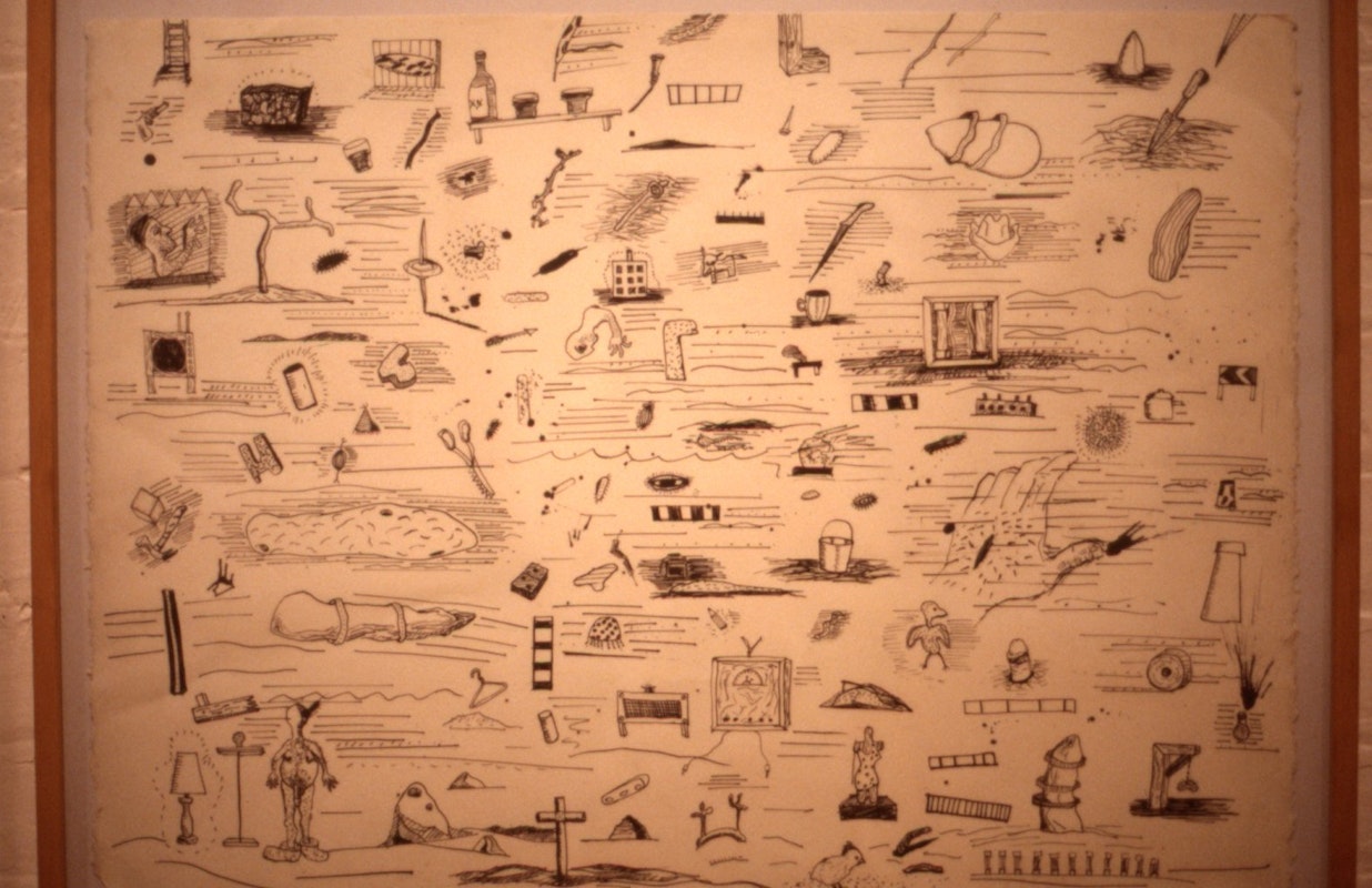 Peter Walsh, Untitled, 1984, pen on paper. Photo Courtesy of Gertrude Archives.