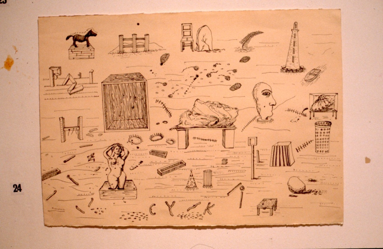 Peter Walsh, Untitled, pen on paper. Photo Courtesy of Gertrude Archives.