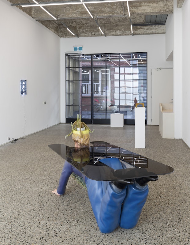 Chunxiao Qu, I am a Contemporary English Language Mother (2025), installation view,  Gertrude Glasshouse, Naarm Melbourne, 2025, courtesy of the artist and FUTURES, Naarm Melbourne © the artist. Photography: Christian Capurro.
