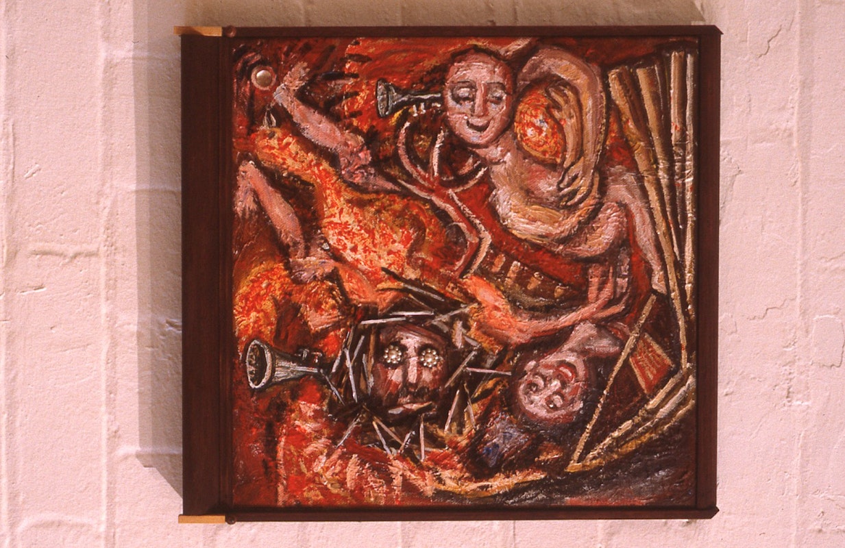 Merrin Eirth, Ark and Nest, 1985-86, mixed media, 40x40cm. Photo Courtesy of Gertrude Archive.