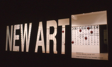 Installation View, Shiralee Saul and Sally Mannall, Fortuna, 1990, 200 Gertrude Street, Fitzroy, Naarm Melbourne