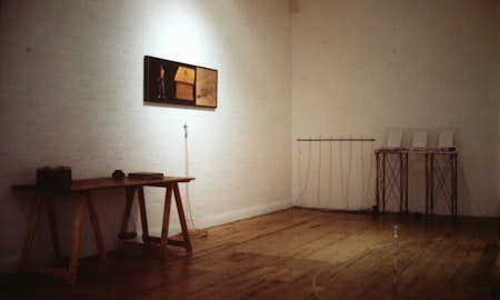 Installation View, Goji Hamada, Allegory, Symbol, and Performance, 1990, 200 Gertrude Street, Fitzroy, Naarm Melbourne