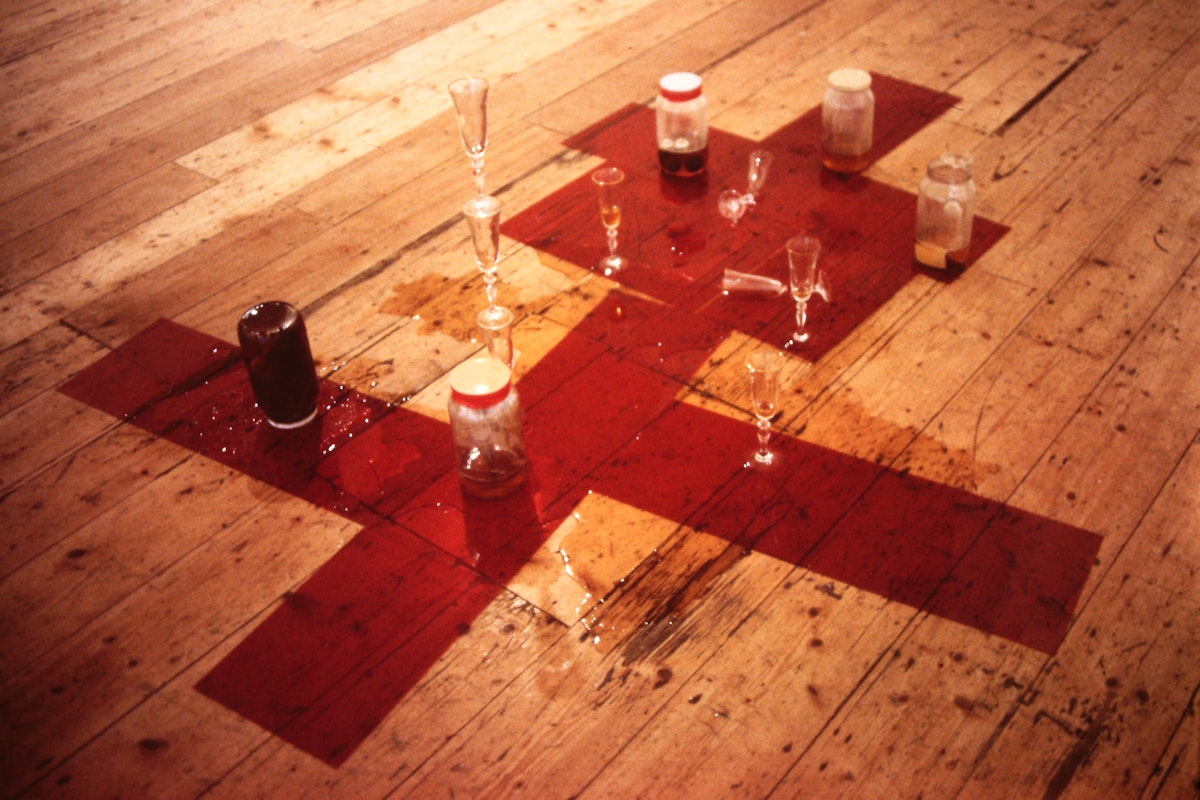 Installation View, Goji Hamada, Allegory, Symbol, and Performance, 1990, 200 Gertrude Street, Fitzroy, Naarm Melbourne