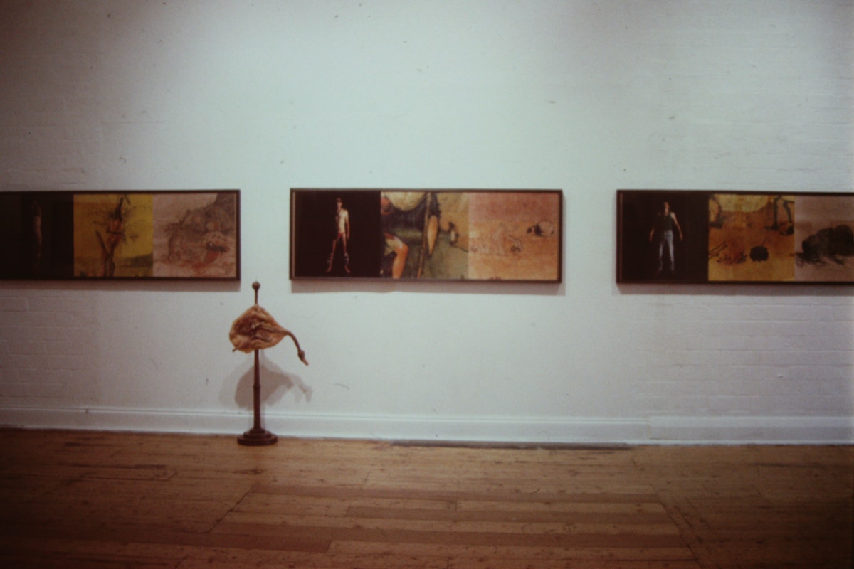 Installation View, Goji Hamada, Allegory, Symbol, and Performance, 1990, 200 Gertrude Street, Fitzroy, Naarm Melbourne