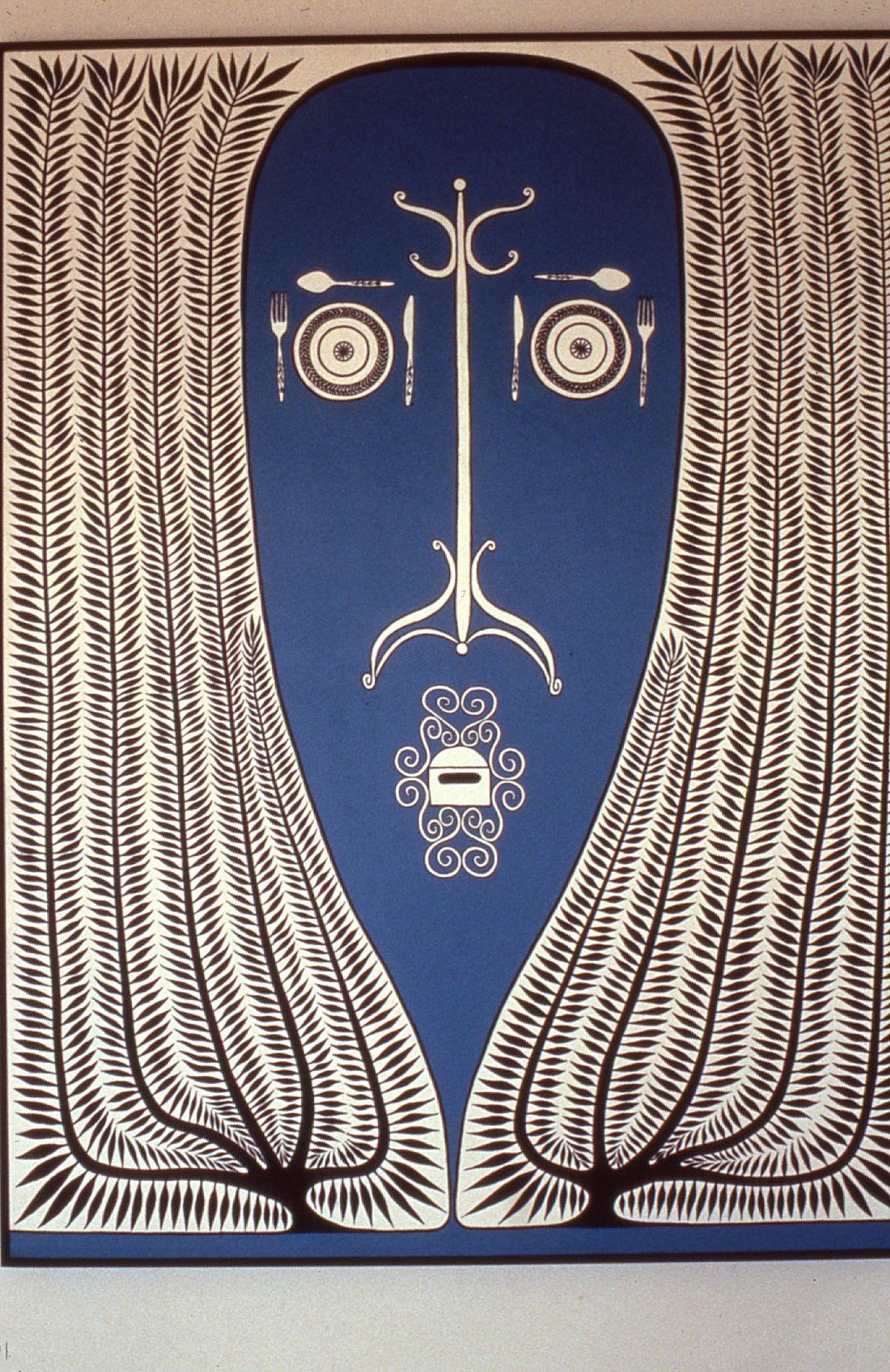 Philip Faulks, Lived Together, 1985-86, acrylic on canvas, 120x160cm. Photo Courtesy of Gertrude Archive.