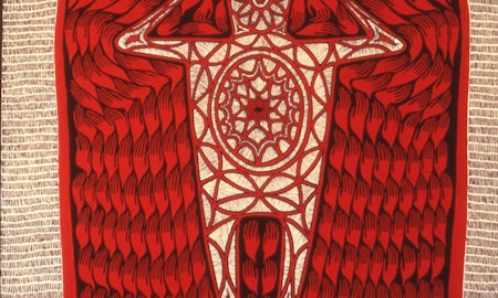 Philip Faulks, Fell in Love, 1985-86, acrylic on canvas, 120x160cm. Photo Courtesy of Gertrude Archive.