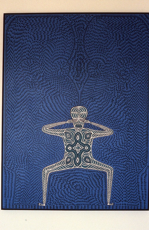 Philips, Cry Cry Cry, 1985-86, acrylic on canvas, 120x160cm. Photo Courtesy of Gertrude Archive.