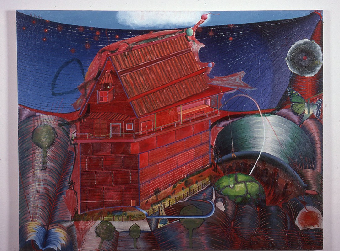 Gregory Pryor, Passion, 1984, oil on canvas, 83.5x106.5cm. Image provided courtesy of Gertrude Archive.